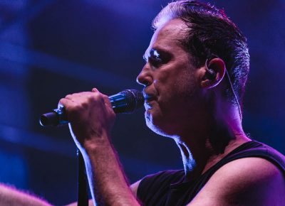 Fitz of Fitz and The Tantrums onstage at Twilight Concert Series. Photo: @Lmsorenson