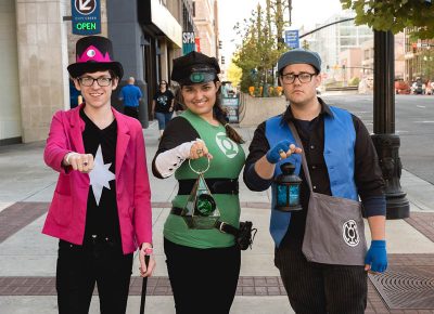 Lantern Corps representing on their way to the Salt Palace for Salt Lake Comic Con. Photo: @Lmsorenson