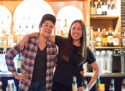 Brittany and Annika, friendly bartenders at the State Room, were pouring it down. Photo: JoSavagePhotography.com