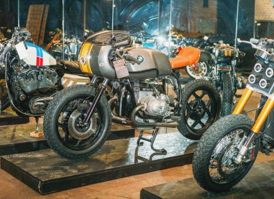 This custom BMW motorcycle is about as clean as they come. Photo: @clancycoop