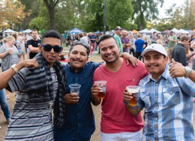 Jose, Hector, Edguardo and Esau are having a great time at Twilight Concert Series. Photo: @Lmsorenson
