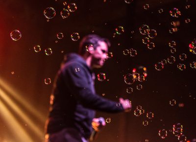 Bubbles filled the room as Atmosphere walked onto the stage. Photo: ColtonMarsalaPhotography.com