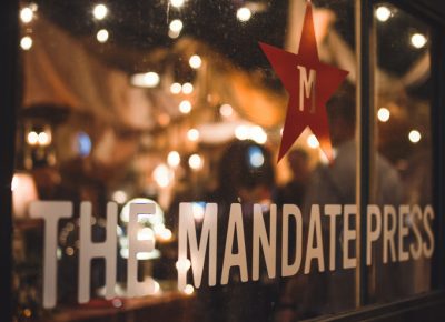 Saturday’s launch event was hosted by The Mandate Press, who also helped in the label creation for Honest John Bitters. Photo: Talyn Sherer