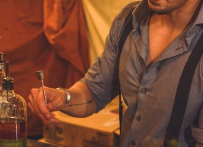 Stirring became the norm during the musical performance so as not to disrupt the mood created by the band. Photo: Talyn Sherer