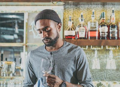 "I like making every drink, and that's why I love bartending. ...I just strive to make every drink that I put out great, that everyone's going to enjoy it," says Bardole. "Even if I'm in the worst mood, I'll put my full effort into each drink." Photo: @clancycoop
