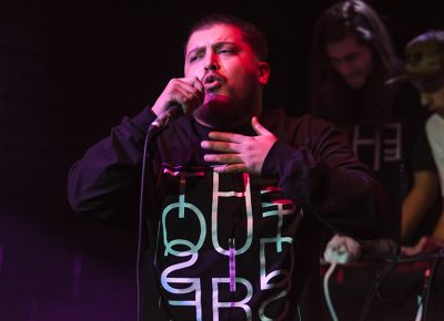 The Outsiders' frontman shows his hip-hop passion. Photo: ColtonMarsalaPhotography.com