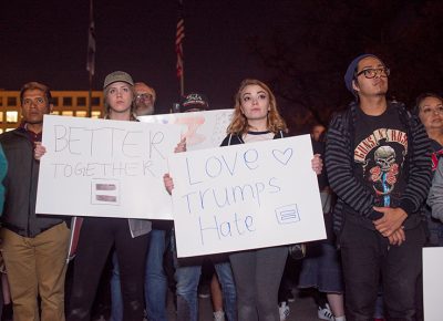 #LoveTrumpsHate. We are better together. Photos: Dave Brewer & Gabe Mejia // Photo Collective Studios