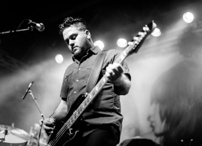 Kyle Robarge on bass for My Jerusalem. Photo: Gilbert Cisneros