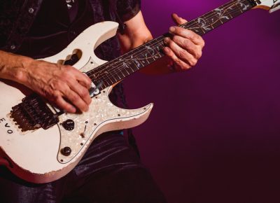 A photographic close-up of the hands that have created so many of your favorite songs by Steve Vai. Photo: Talyn Sherer