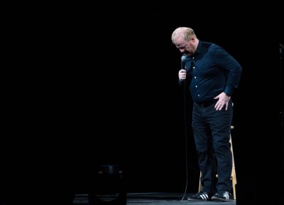 Jim Gaffigan wears tight pants for the ladies. Photo: Lmsorenson.net