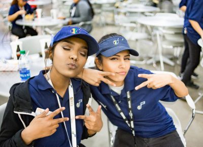 Sarah and Jocelyne, keeping it real. Photo: Lmsorenson.net