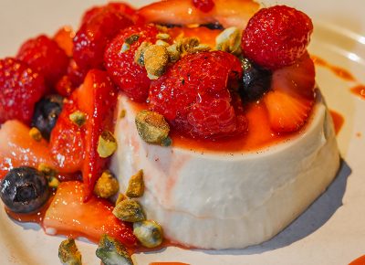 Lavender Infused Panna Cotta. Photo: Talyn Sherer