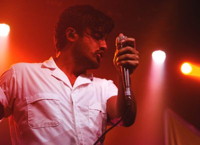 Sameer Gadhia of Young the Giant lets the soul of the music take over the soul of his body. Photo: Talyn Sherer.