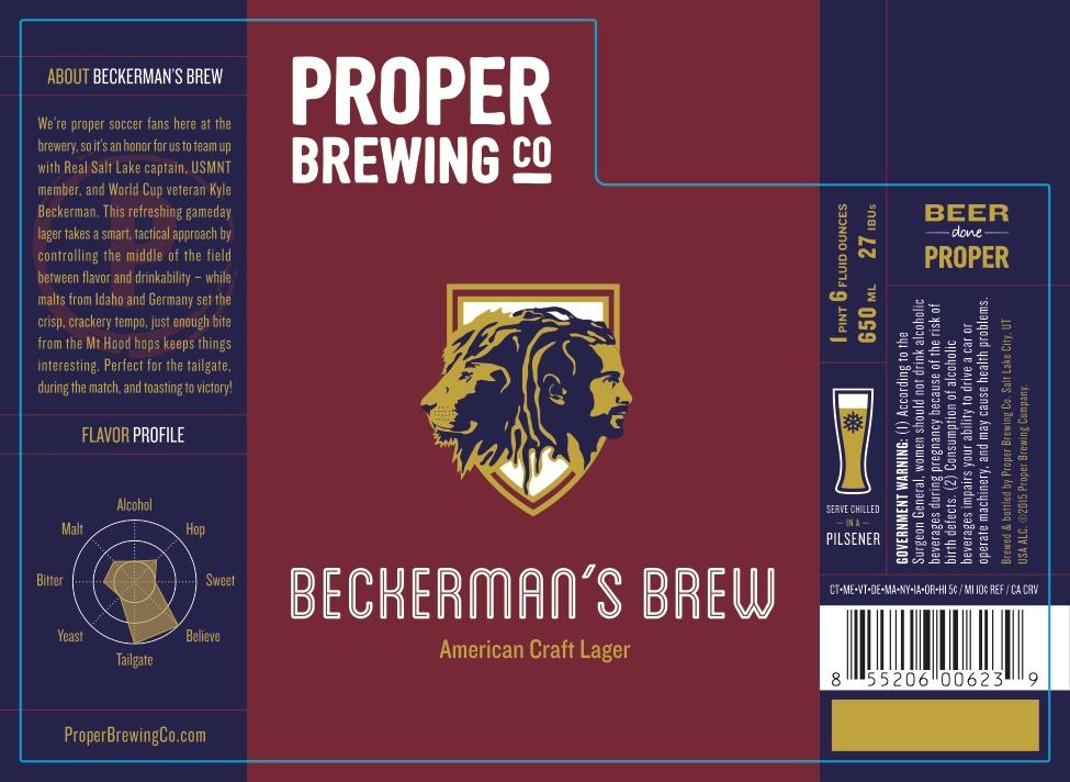 Beer of the Month: Beckerman’s Brew