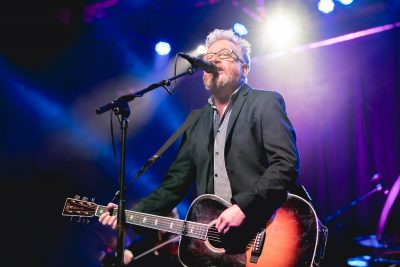 Dave King of Flogging Molly singing about he is a selfish man. Photo: Lmsorenson.net