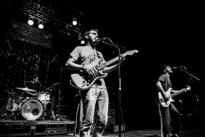 Los Angeles–based band together PANGEA played second. Photo: Gilbert Cisneros