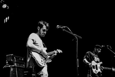William Keegan on vocals and guitar for together PANGEA. Photo: Gilbert Cisneros