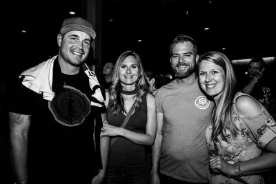Brady, Ashely, Johnnie and Amber were at The Depot Saturday night. Photo: Gilbert Cisneros