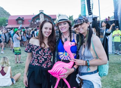 Ellyx, Hailey and Stephanie enjoy the great vibes at Bonanza. Photo: ColtonMarsalaPhotography.com