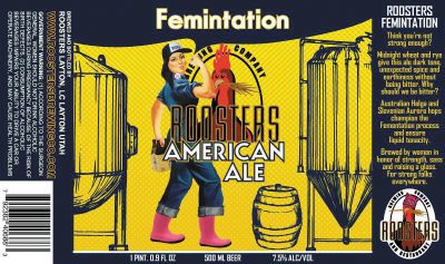 Femintation American Ale Roosters Brewing Co.