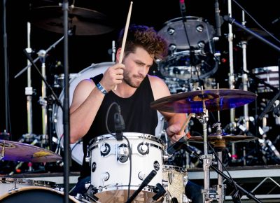 Drummer for Mojave Nomads, Cole Eisenhour. Photo: Lmsorenson.net
