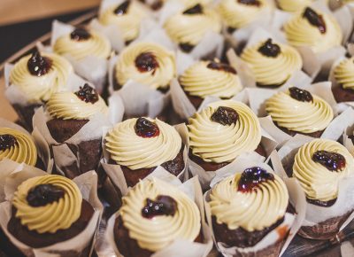La Caille provided the Tastemakers VIP members with a chocolate brownie complete with a cherry compote. Photo: Talyn Sherer