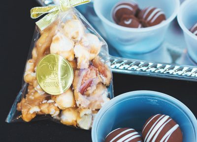 Caramel corn and chocolate-covered grapes from Cummings Studio Chocolate. What more could you ask for? Photo: Talyn Sherer