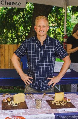 Andy Mueller of Beehive Cheese is one part of the creative genius that goes into every wheel of cheese they make. Photo: Talyn Sherer