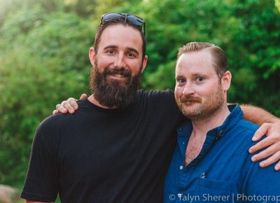 (L–R) Frankie "The Wolf” and Tony Tartini will be caught serving drinks over at your favorite local bar Whiskey Street. Photo: Talyn Sherer