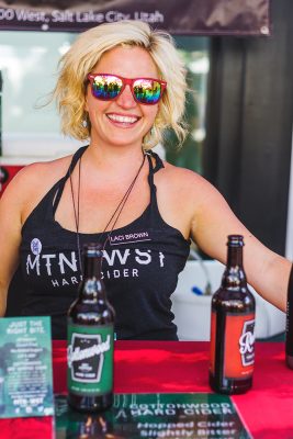 "Ciderella" Laci Brown is part of the genius team behind Mountain West Hard Cider. Photo: Talyn Sherer