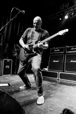 Stephen Egerton on guitar for the Descendents. Photo: Gilbert Cisneros