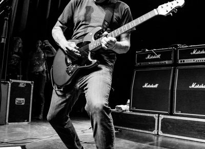 Stephen Egerton on guitar for the Descendents. Photo: Gilbert Cisneros