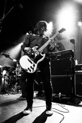 Ken Horne on guitar for The Bronx. Photo: Gilbert Cisneros