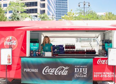 Kaitlyn Maestas and Coca Cola had your back during the hot summer days of the DIY Festival. @cezaryna