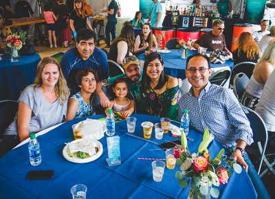 The CLC DIY Fest VIP booth brings together families to enjoy some good food, drink and stories about their favorite artist booths. Photo: @taylnshererphoto