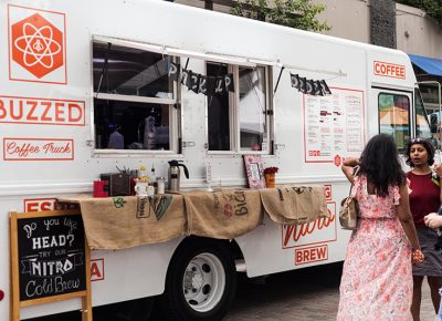 Buzzed Coffee truck has some of the best cold-brew coffee around. Photo: Chris Gariety