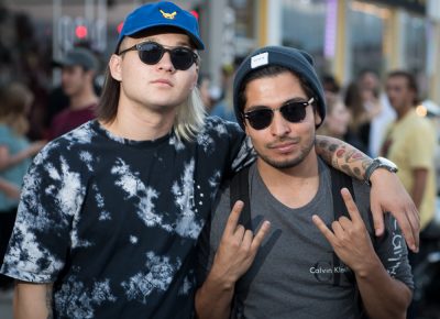 (L–R) Rapper Radius and DJ/producer Malixe figure that their style fluctuates, but for anyone looking for a reference point, Radius might best be compared to Tyler the Creator. Photo: John Barkiple
