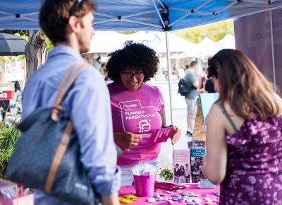 Planned Parenthood’s Annie helps everyone learn about their bodies! Photo: Chris Gariety