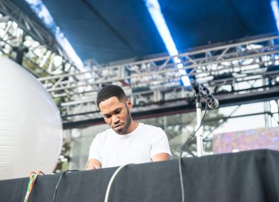 Kaytranada played later then planned, but had the crowd's full attention. Photo: Gilbert Cisneros