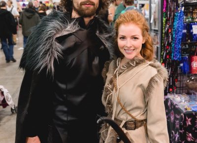 Taylor and Chelyse cosplaying as fan favorites Jon Snow and Ygritte. Photo: Lmsorenson.net