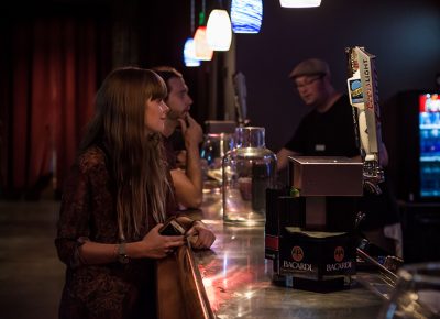 Early fans decide on drinks. Photo: ColtonMarsalaPhotography.com