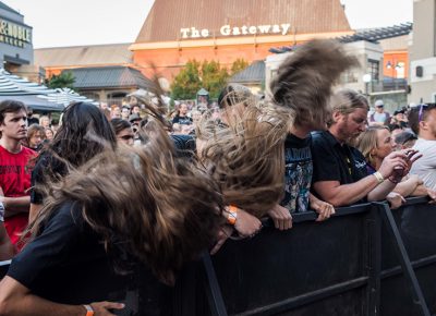 Fans in the front row straight lose it. Photo: ColtonMarsalaPhotography.com