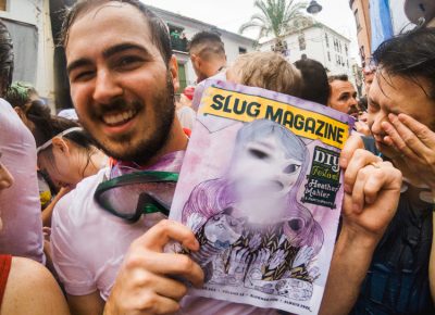 SLUG Mag makes one more appearance before it dives into the crazy world of La Tomatina. Photo: Talyn Sherer
