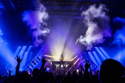Fog cannons, stage lights, and the deepest bass around. Photo: ColtonMarsalaPhotography.com