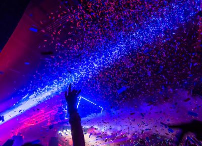 During the last song of the night confetti and streamers shot into the air. Photo: ColtonMarsalaPhotography.com