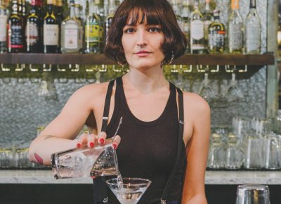 "The bar's almost a stage, and I think that I've always loved that aspect of it," says Dransfield. "For some reason, that's the most comfortable stage for me to be on." Photo: @clancycoop