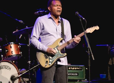 Robert Cray plays a guitar solo during his set at he Eccles Theater. Photo: @Lmsorenson.net