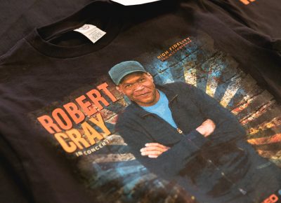 Robert Cray T-shirts for sale. Photo: @Lmsorenson.net