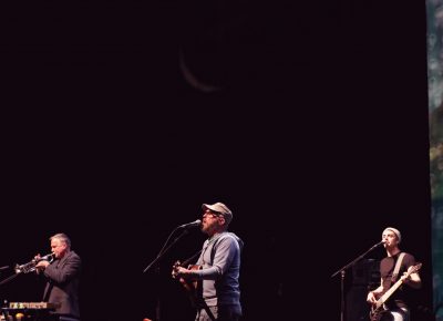 CAKE playing onstage at the Eccles Theater. Photo: Lmsorenson.net