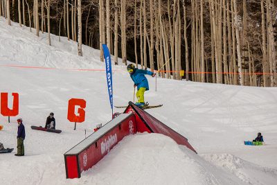 Josh Kaelberer, rail slide. Photo: CJ Anderson
